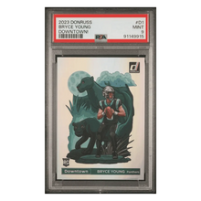 Bryce Young PSA 9 2023 Panini Donruss Downtown! Rookie RC Card #D1