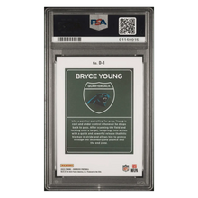 Bryce Young PSA 9 2023 Panini Donruss Downtown! Rookie RC Card #D1