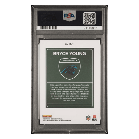 Bryce Young PSA 9 2023 Panini Donruss Downtown! Rookie RC Card #D1