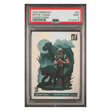 Bryce Young PSA 9 2023 Panini Donruss Downtown! Rookie RC Card #D1