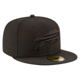 Buffalo Bills Black On Black New Era 59FIFTY Fitted Hat