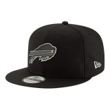 Buffalo Bills Black & White Logo New Era 9FIFTY Adjustable Snapback Hat