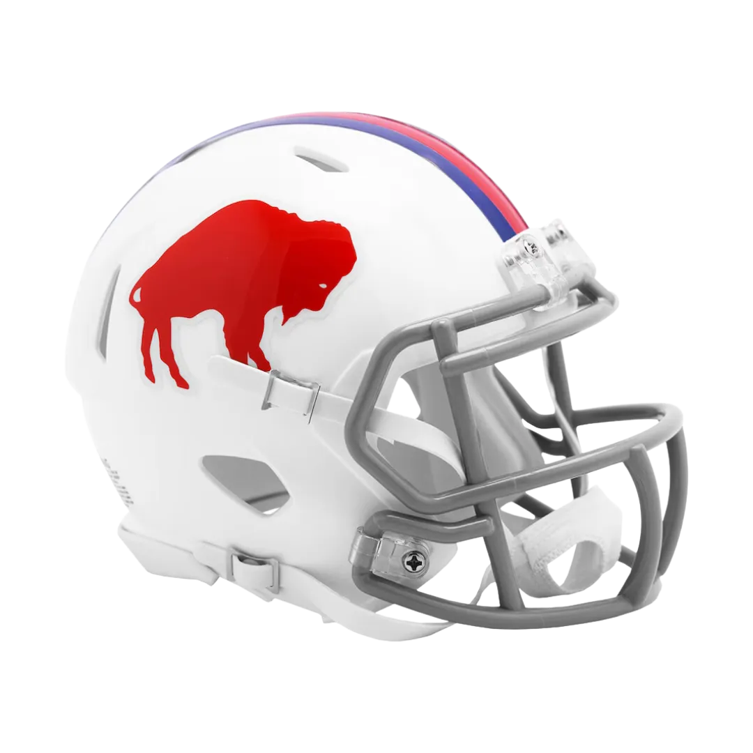 Buffalo Bills 1965 to 1973 Throwback Speed Riddell Mini Football Helmet