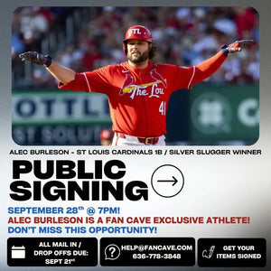 St Louis Cardinals 1B PUBLIC SIGNING Autograph Tickets: Alec Burleson