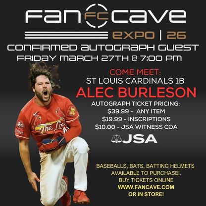 St Louis Cardinals 1B PUBLIC SIGNING Autograph Tickets: Alec Burleson