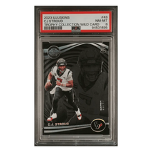 C.J. Stroud PSA 8 2023 Panini Illusions Trophy Collection Wild Card #43