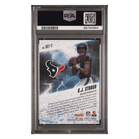 C.J. Stroud PSA 10 2023 Panini Absolute By Storm Rookie RC Card #BST2