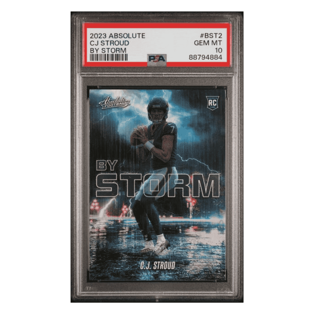 C.J. Stroud PSA 10 2023 Panini Absolute By Storm Rookie RC Card #BST2