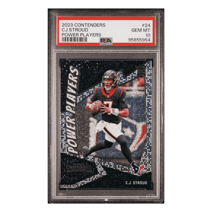 C.J. Stroud PSA 10 2023 Panini Contenders Power Players Rookie RC Card #24