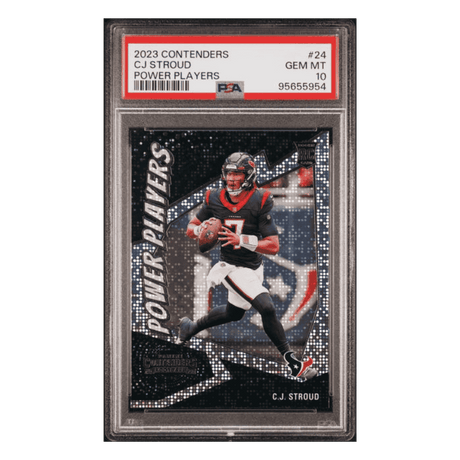 C.J. Stroud PSA 10 2023 Panini Contenders Power Players Rookie RC Card #24