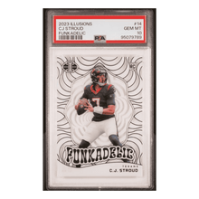 C.J. Stroud PSA 10 2023 Panini Illusions Funkadelic Rookie RC Card #14