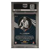 C.J. Stroud PSA 8 2023 Panini Illusions Trophy Collection Wild Card #43