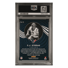 C.J. Stroud PSA 8 2023 Panini Illusions Trophy Collection Wild Card #43