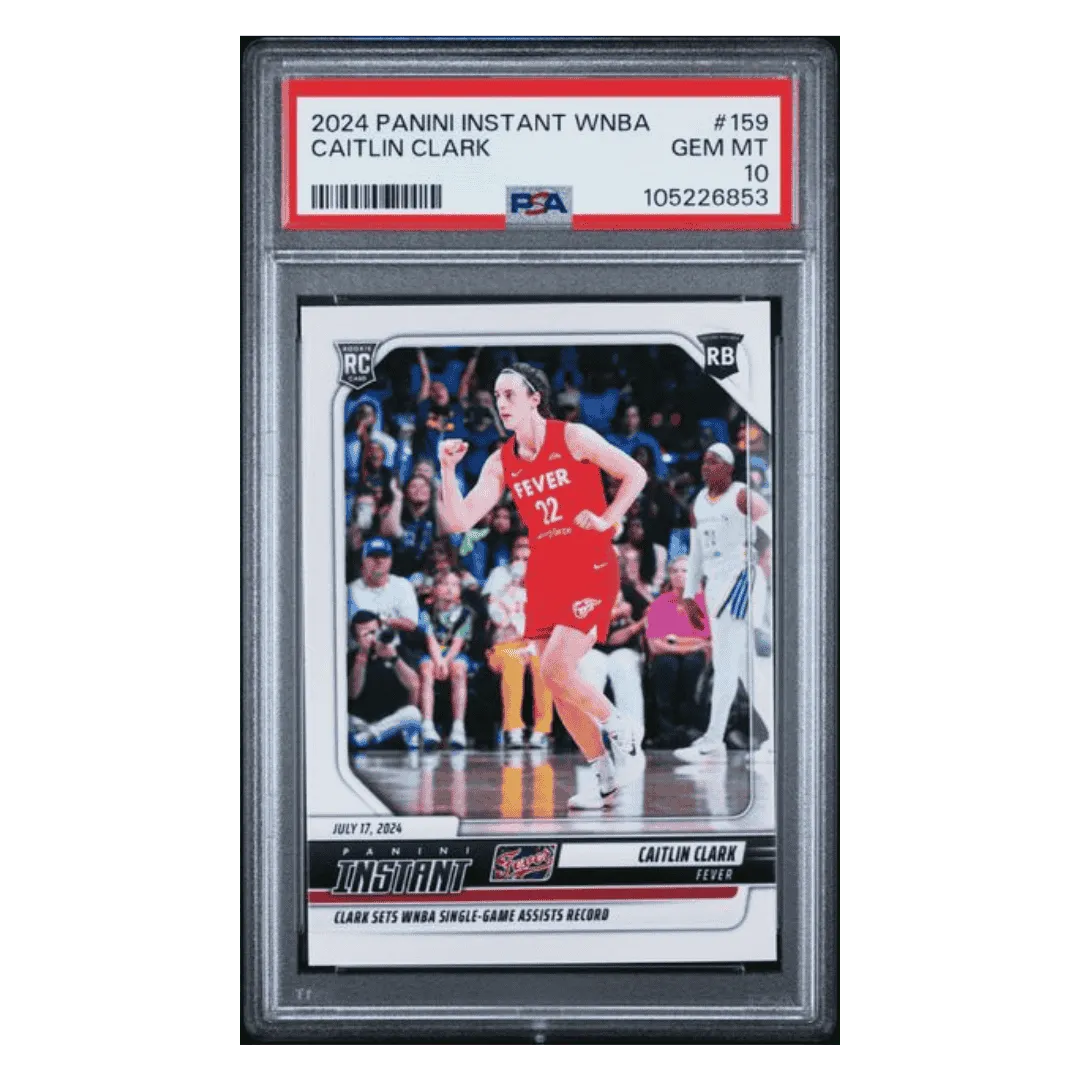 Caitlin Clark PSA 10 2024 Panini Instant WNBA Rookie RC Card #159