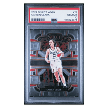 Caitlin Clark PSA 10 2024 Panini Select WNBA Rookie RC Card #72