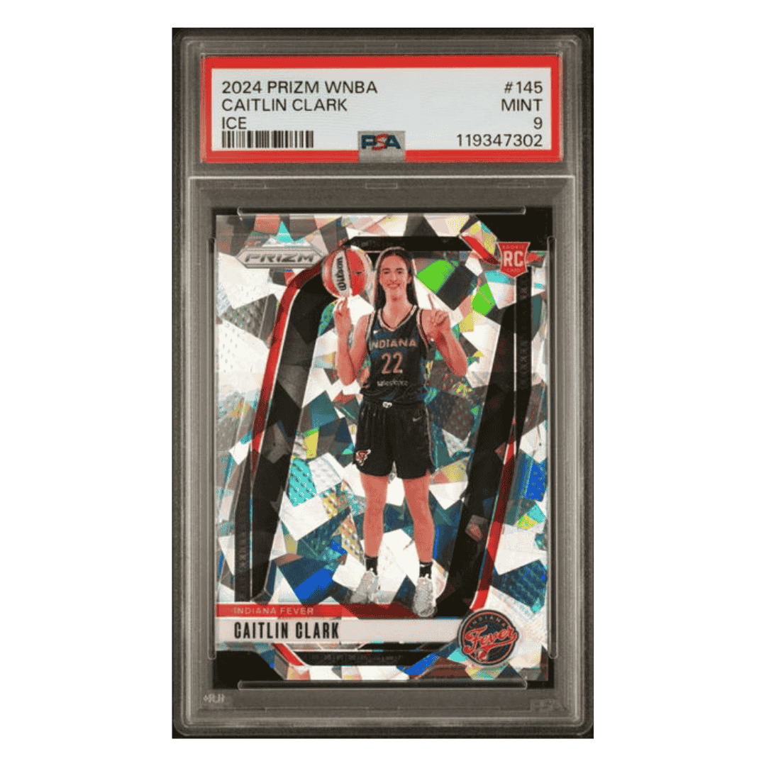Caitlin Clark PSA 9 2024 Panini WNBA Ice Rookie RC Card #145