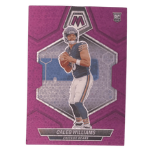 Caleb Williams 2024 Panini Mosaic Purple Prizm Disco Rookie RC #d /50 Card #301