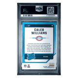 Caleb Williams PSA 10 2024 Panini Donruss Optic Preview Red & Green Rated Rookie Card #327
