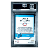 Caleb Williams PSA 10 2024 Panini Donruss Optic Purple Shock Rated Rookie Card #201