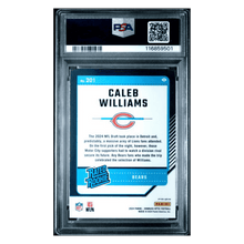 Caleb Williams PSA 10 2024 Panini Donruss Optic Purple Shock Rated Rookie Card #201