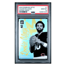 Caleb Williams PSA 10 2024 Panini Donruss Optic Rookie Kings Card #1