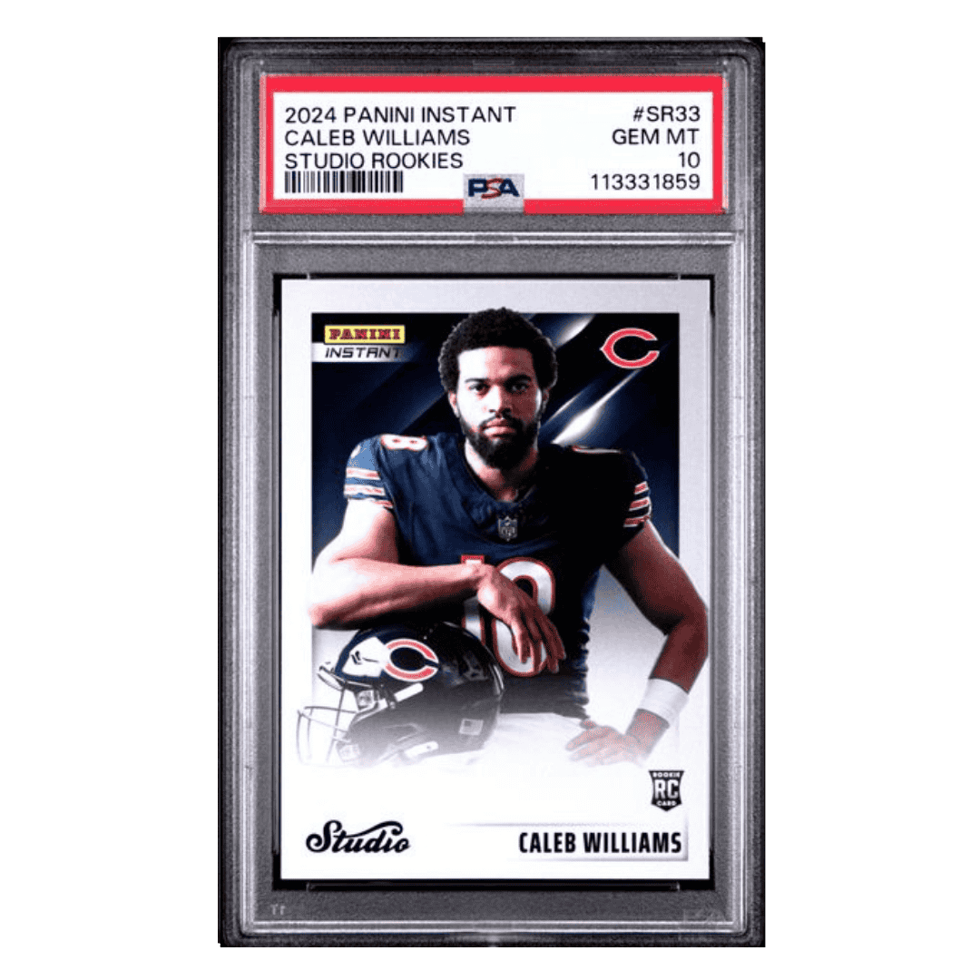 Caleb Williams PSA 10 2024 Panini Instant Studio Rookies Card #SR33
