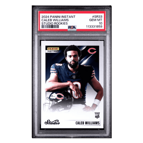Caleb Williams PSA 10 2024 Panini Instant Studio Rookies Card #SR33