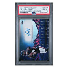 Caleb Williams PSA 10 2024 Topps Midnight Rookie Horizons Signature Card #RHSCW