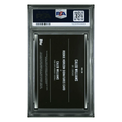 Caleb Williams PSA 10 2024 Topps Midnight Rookie Horizons Signature Card #RHSCW