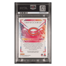 Caleb Williams PSA 8 2024 Panini Impeccable Extravagance Patch #d/ 49 Card #EPCWS