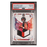 Caleb Williams PSA 8 2024 Panini Impeccable Extravagance Patch #d/ 49 Card #EPCWS