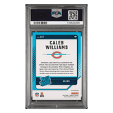 Caleb Williams PSA 9 2024 Panini Donruss Optic Preview Blue Scope Rated Rookie Card #327