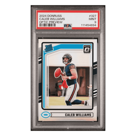 Caleb Williams PSA 9 2024 Panini Donruss Optic Preview Rated Rookie Card #327