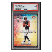 Caleb Williams PSA 9 2024 Panini Mosaic Kaleidoscopic Rookie RC Card #14
