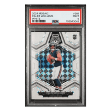 Caleb Williams PSA 9 2024 Panini Mosaic White Rookie RC #D/25 Card #301