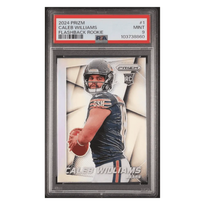 Caleb Williams PSA 9 2024 Panini Prizm Flashback Rookie RC Card #1