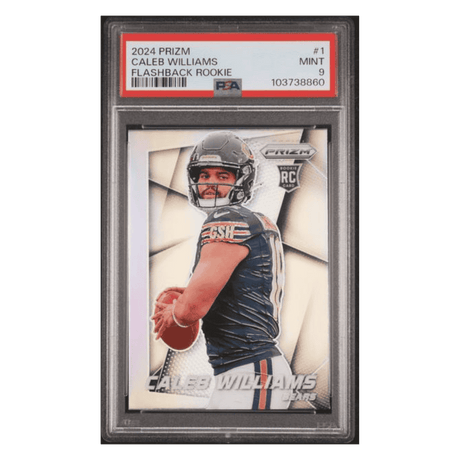 Caleb Williams PSA 9 2024 Panini Prizm Flashback Rookie RC Card #1