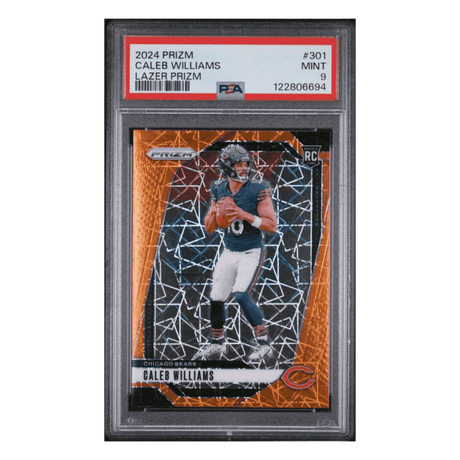 Caleb Williams PSA 9 2024 Panini Prizm Lazer Rookie RC Card #301