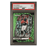 Caleb Williams PSA 9 2024 Panini Prizm No Huddle Neon Green #d/10 Card #301