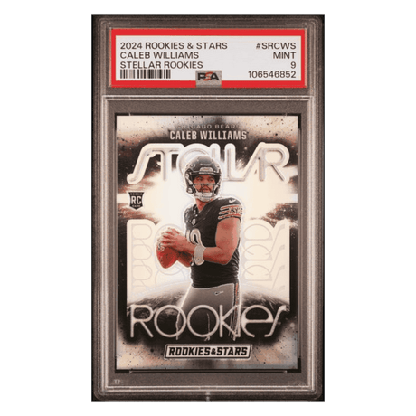 Caleb Williams PSA 9 2024 Panini Rookies & Stars Stellar Rookies Card #SRCWS