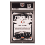 Caleb Williams PSA 9 2024 Panini Rookies & Stars Stellar Rookies Card #SRCWS