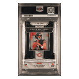 Caleb Williams PSA 9 2024 Panini Spectra Next Era Relic Patch Neon Pink Rookie RC #d/15 Card #NECWS