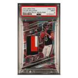 Caleb Williams PSA 9 2024 Panini Spectra Next Era Relic Patch Neon Pink Rookie RC #d/15 Card #NECWS