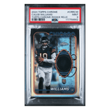 Caleb Williams PSA 9 2024 Topps Chrome Rookie Relic Card #CRRCW