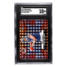 Caleb Williams SGC 10 2024 Panini Mosaic Red Camo Prizm Rookie RC Card #289