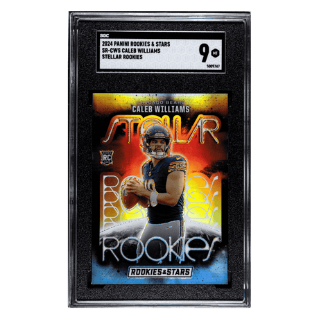 Caleb Williams SGC 9 2024 Panini Rookies & Stars Stellar Rookies Card #SR-CWS