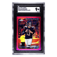 Caleb Williams SGC 9 2024 Topps Chrome Magenta Refractor #d/ 399 Card #202