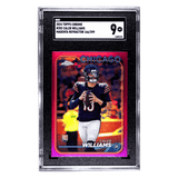 Caleb Williams SGC 9 2024 Topps Chrome Magenta Refractor #d/ 399 Card #202