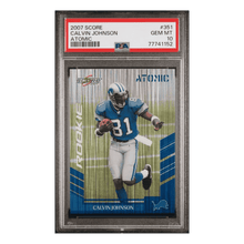Calvin Johnson PSA 10 2007 Score Atomic Card #351