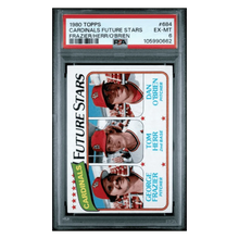 Cardinals Future Stars PSA 6 1980 Topps Frazier/ Herr/ O'Brien Card #684